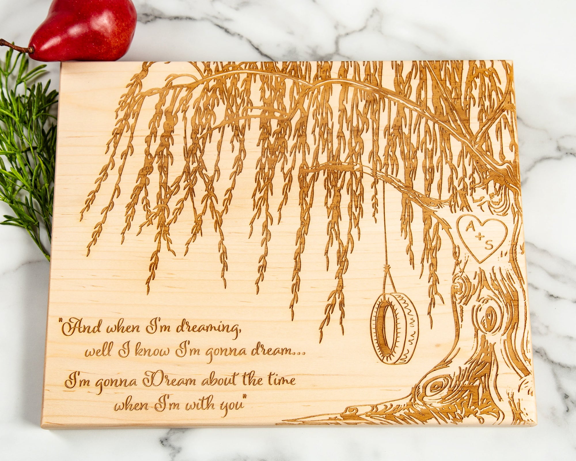 The 9th anniversary willow tree gift