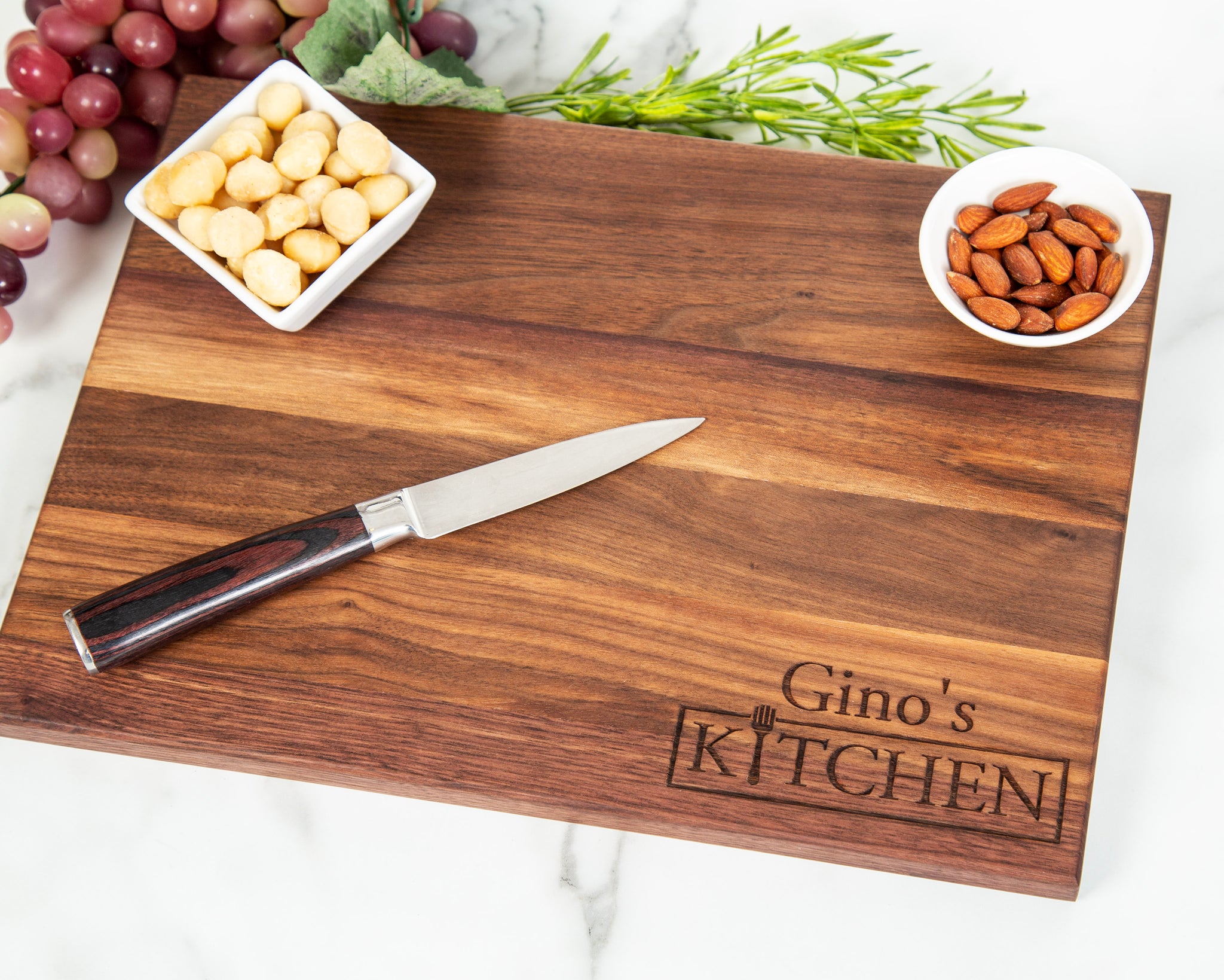Personalized Cutting Board, last Name Kitchen Cutting Board, Wedding G -  Gåva Shop