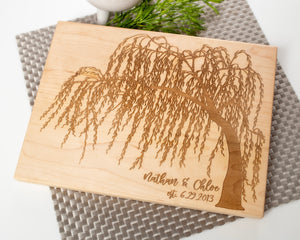 Ninth Anniversary Willow Tree Cutting Board