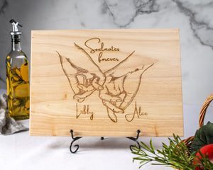 Personalized soulmates Cutting Board, Couples Gift, Gift for Him or her, Couples Gift, (Copy)