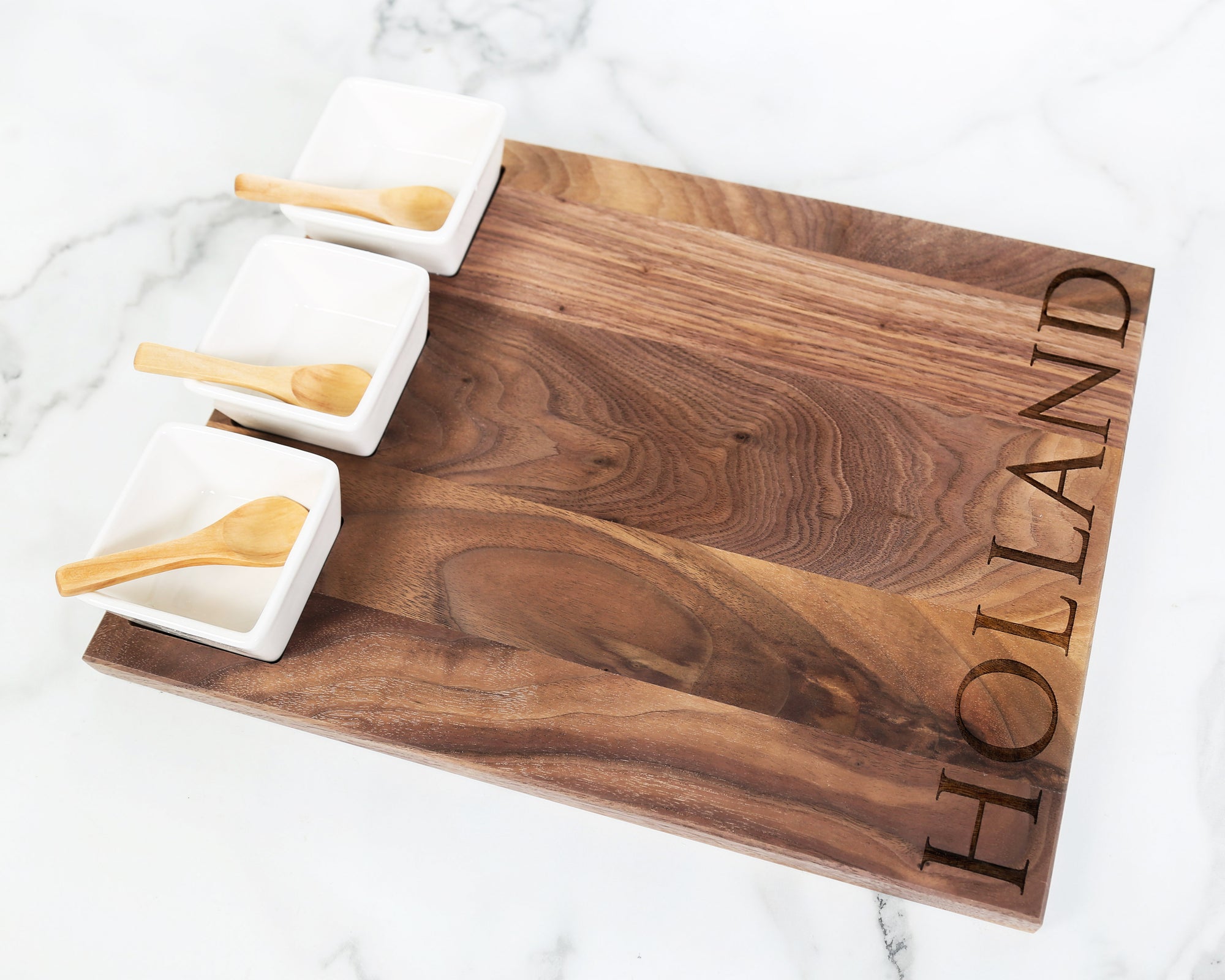 Personalized charcuterie serving tray with family last  name | Wedding Gifts | Christmas Gift | Housewarming Gift